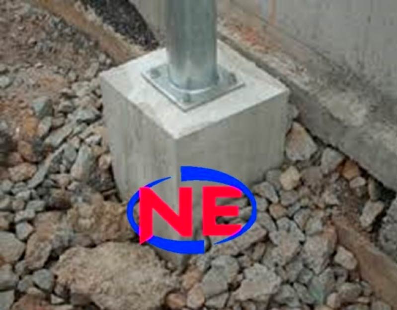 Fornecedor de Base de Concreto para Poste Metálico Nuporanga - Base de Concreto para Poste Metálico