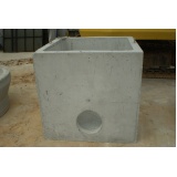 caixa pré moldada de concreto preço Álvaro de Carvalho