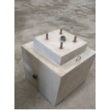 fornecedor de base de concreto para postes Populina