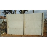 muro pré fabricado de concreto preço m2 Valinhos