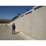 muro pré fabricado em concreto Aguaí