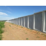 muro pré fabricado em placas de concreto Casa Branca