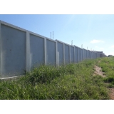 muro pré fabricado para galpão Sarapuí