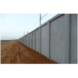 muro pré moldado de concreto preço m2 Ubirajara