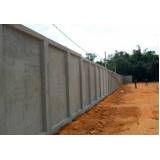 muro pré moldado para construção preço Piquerobi