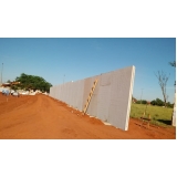 muros pré-fabricados de concreto armado Ipuã