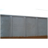 muros pré moldados de concreto Santa Adélia