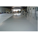 piso industrial de concreto polido preço Itapura