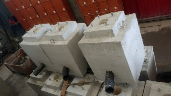 Base de Concreto para Poste Flangeado Angatuba - Base Poste Concreto
