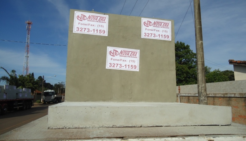 Instalação de Muro Pré Moldado de Cimento Itatinga - Muro Pré Moldado de Concreto Estampado