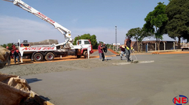 Instalação de Piso de Concreto Calçada Santópolis do Aguapeí - Piso de Concreto Estampado