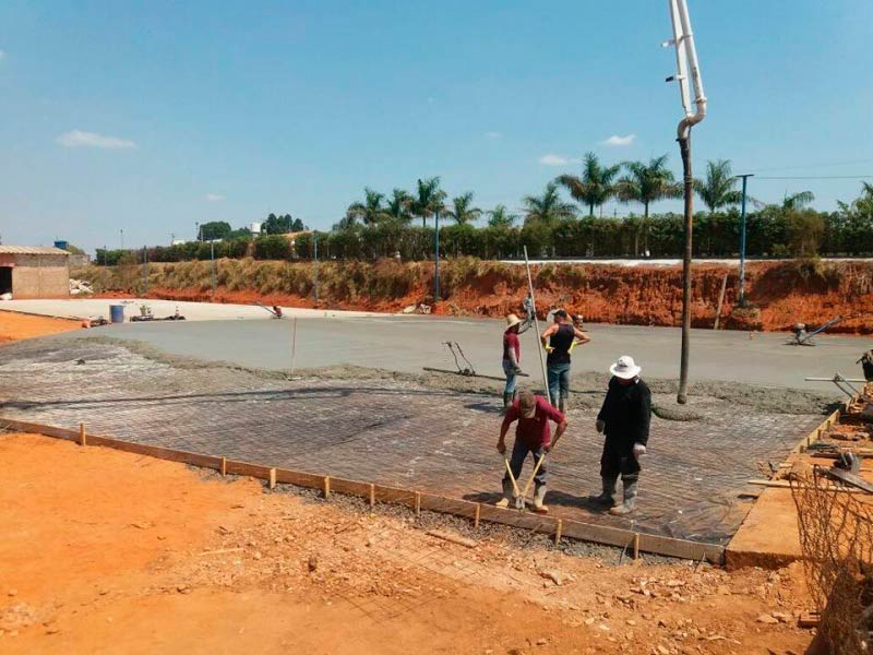Instalação de Piso de Concreto com Brita Santópolis do Aguapeí - Piso de Concreto Intertravado