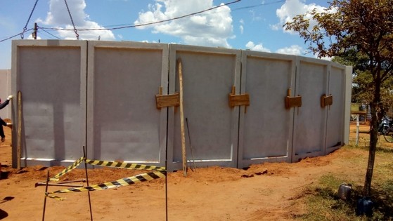 Muro de Concreto Armado Orçar Buritizal - Muro Concreto Pré Moldado
