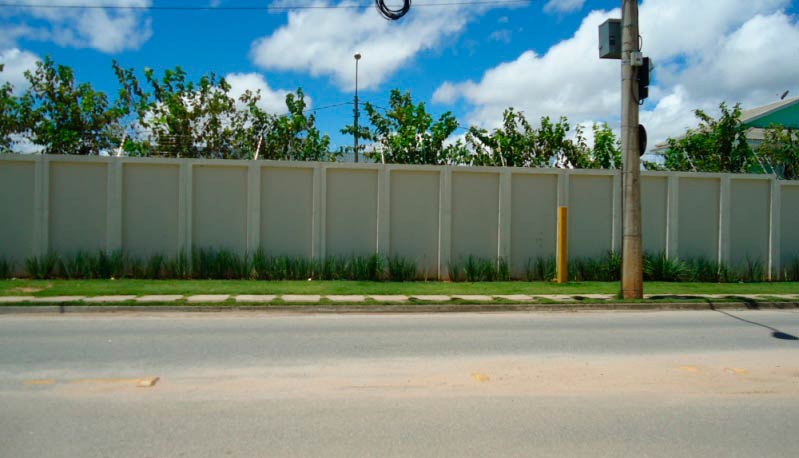 Muro Pré Moldado de Concreto Santa Cruz da Conceição - Muro Pré Moldado de Concreto Estampado
