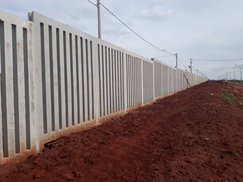 Muro Pré Moldado Loteamento Preço Tabatinga - Muro Pré Moldado para Construção