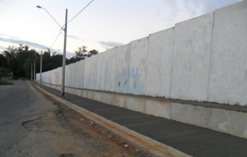Muros Pré Moldados Vazado Jaú - Muro Pré Moldado de Concreto Estampado