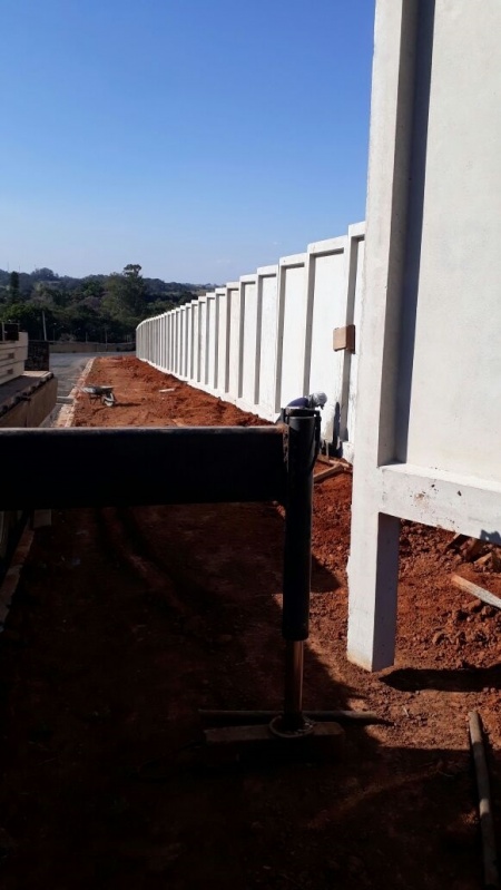 Quanto Custa Muro Pré Moldado Lajeado Américo Brasiliense - Muro Pré Moldado de Cimento