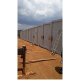 muro em concreto armado Mineiros do Tietê