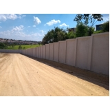muro pré-fabricado de concreto armado Boa Esperança do Sul