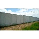 muro pré moldado para industria preço Getulina