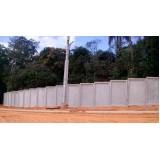 muro pré moldado para industria Paranapanema