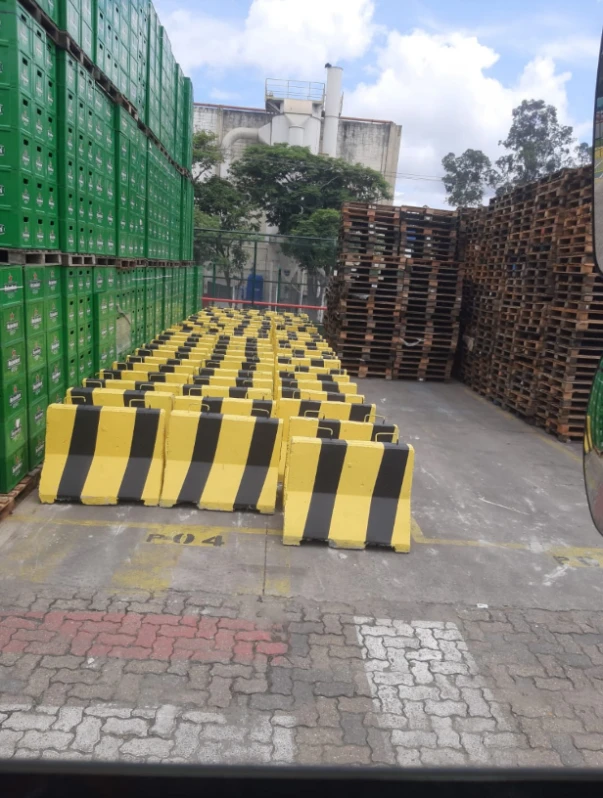 Barreira new jersey simples pré-moldada