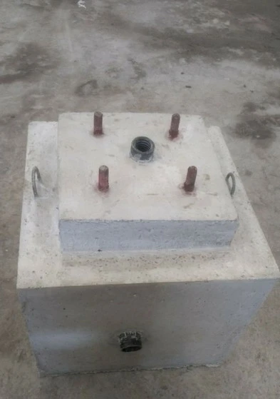 Base para poste de iluminação