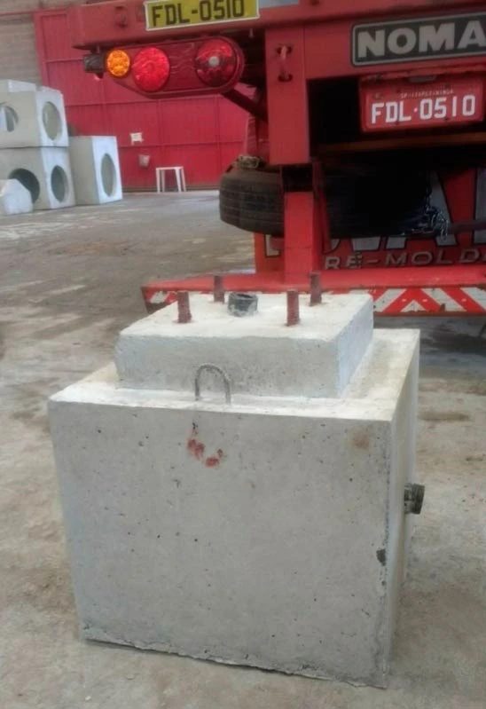 Base para poste de jardim