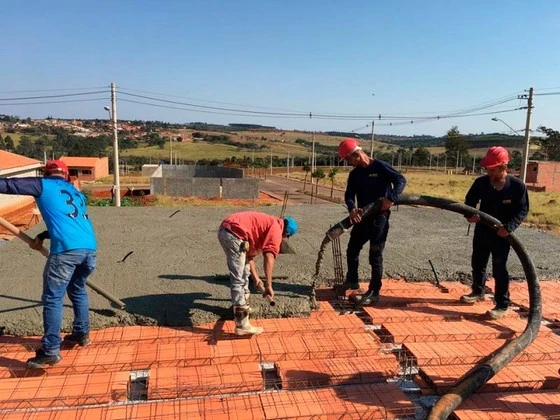 Concreto usinado para laje