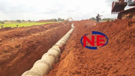 Drenagem de águas pluviais em terrenos