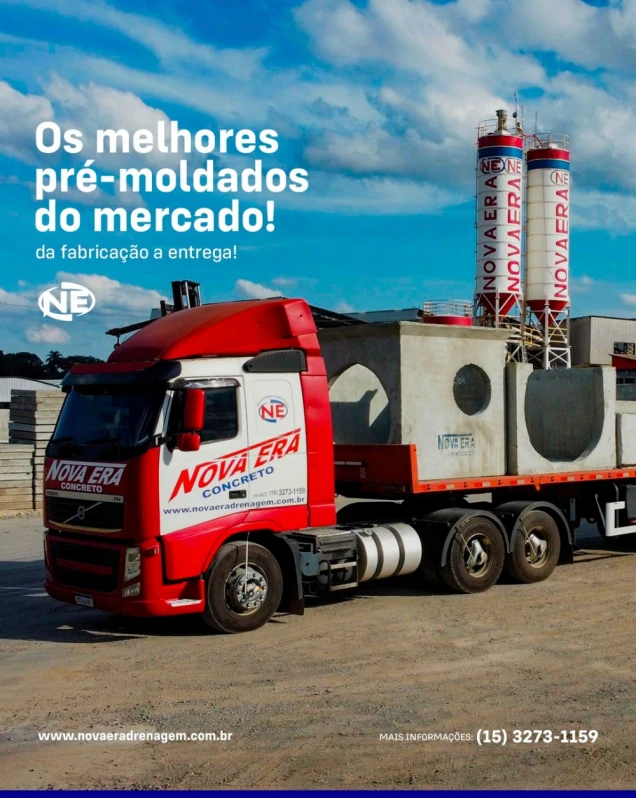 Fábrica de pré-moldados para drenagens