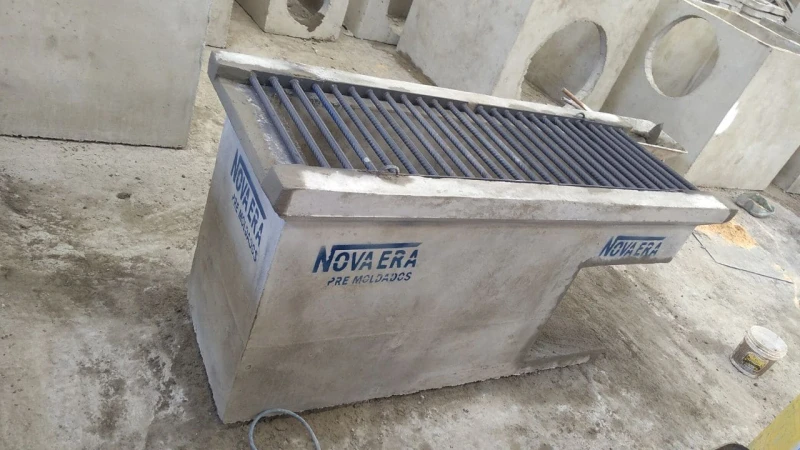 Grelha de boca de lobo para obras