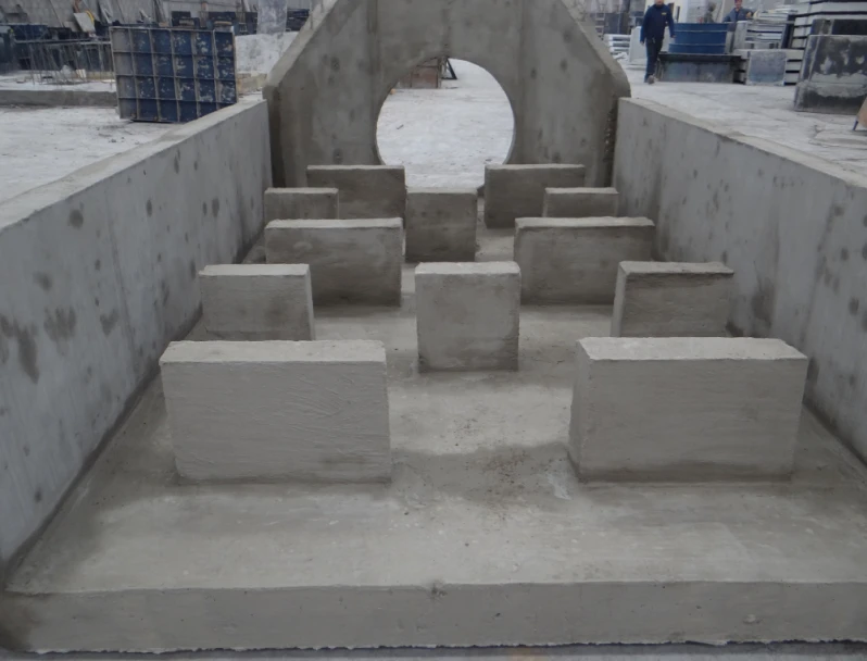 Muro de ala pré-fabricado