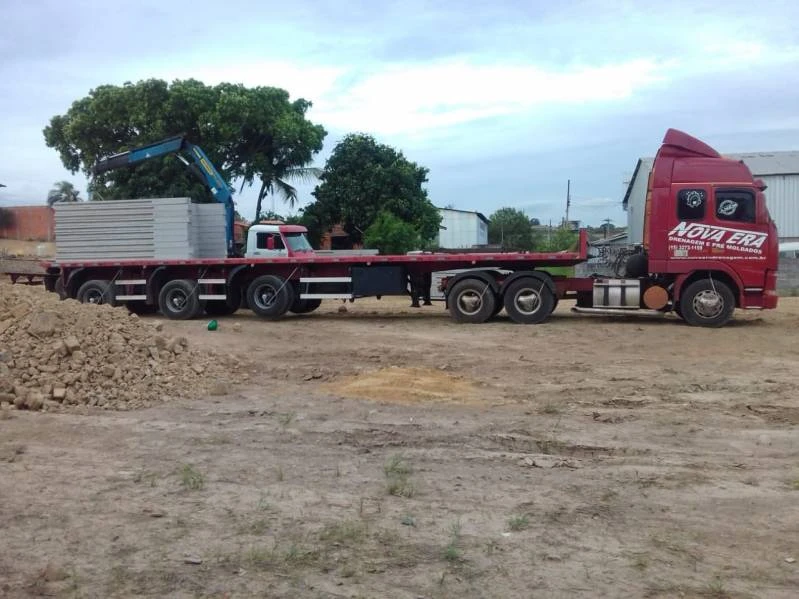 Muro pré moldado para construção