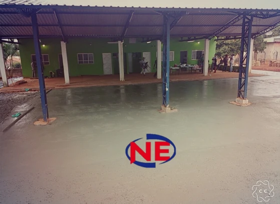 Piso industrial de concreto polido