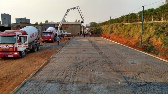 Piso polido de concreto