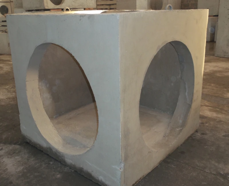 Poço de visita pré-moldado de concreto