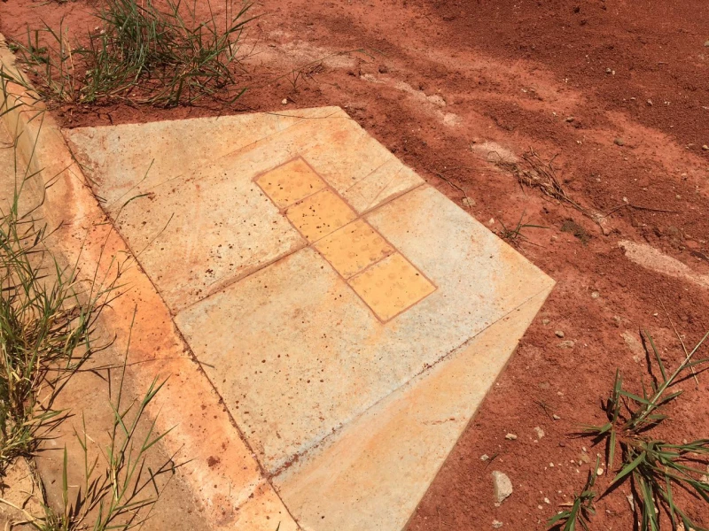 Rampa de acessibilidade pré-moldada indústria