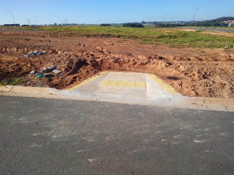 Rampa de acessibilidade pré-moldada para loteamentos