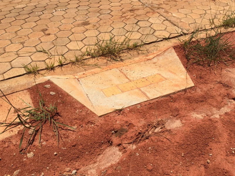 Rampa pré-moldada de concreto